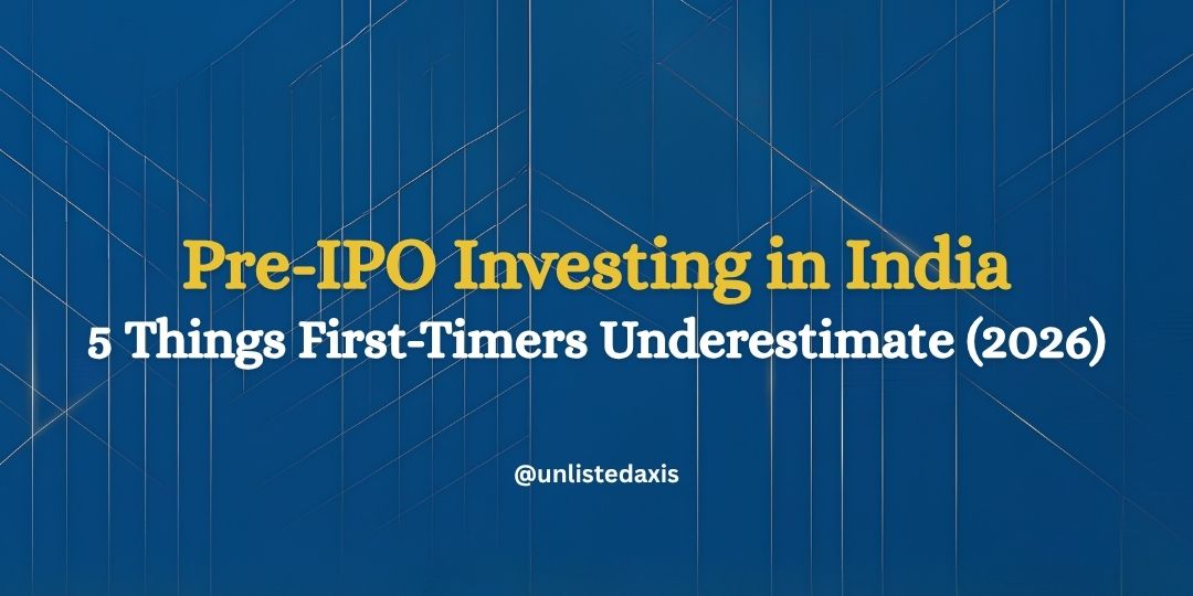Pre-IPO Investing in India: 5 Things First-Time Investors Underestimate