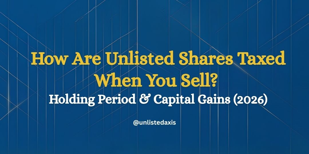 How Are Unlisted Shares Taxed When You Sell? Holding Period & Capital Gains (2026)