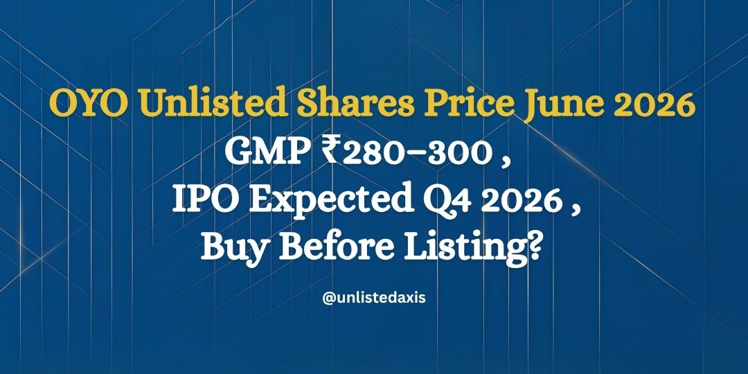 OYO (PRISM) Unlisted Shares & IPO Update June 2026: Where the Listing Process Actually Stands